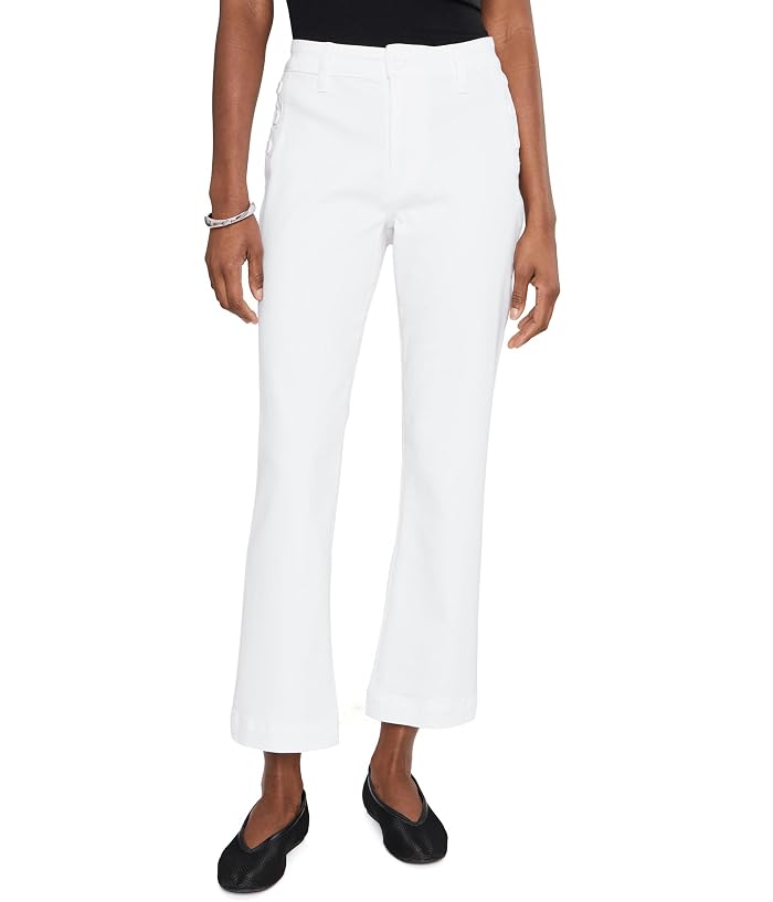 KUT from the Kloth Kelsey High-Rise Flare Pants in White