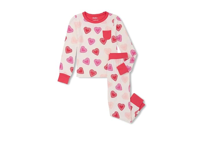 Hatley Kids Cut Out Hearts Pajamas Set (Toddler/Little Kid/Big Kid)