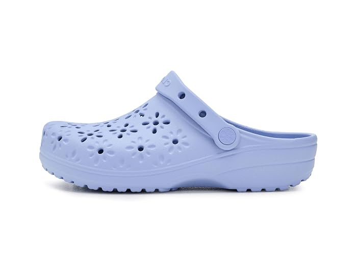 Crocs Classic Clogs with Floral Cut Out Design - Image 4