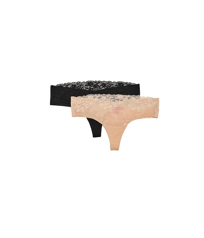 Commando 2 Pack Double Take Lace Thongs