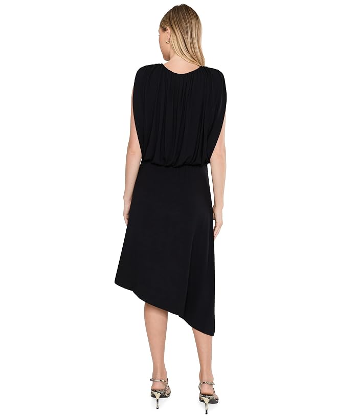 Liverpool Los Angeles Draped Asymmetrical Knit Dress - Image 4