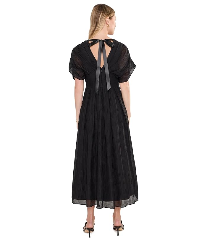 Adrianna Papell Organdy Midi Dress - Image 4