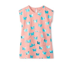 Hatley Kids Glitter Butterfly Slouchy Dress (Toddler/Little Kid/Big Kid)
