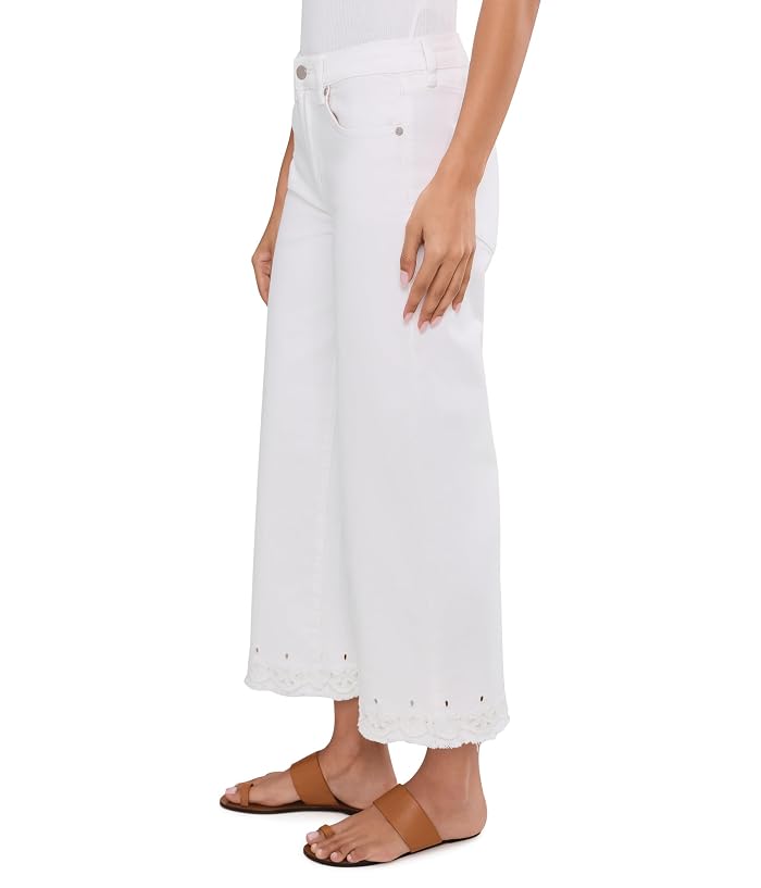 Liverpool Los Angeles 26" Stride Mid-Rise Crop Wide Leg Jeans w/ Embroidered Hem - Image 3