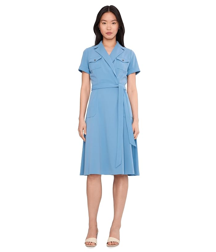 Calvin Klein Short Sleeve Self Tie Jacket Dress - Image 2