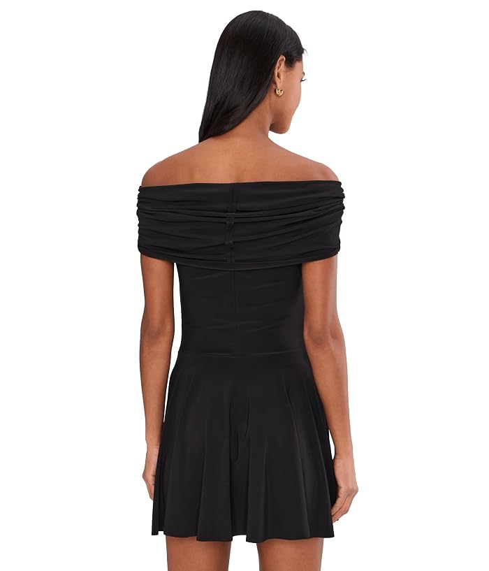 Norma Kamali Sleeveless Cowl Neck Hooded Flared Pickleball Dres - Image 4