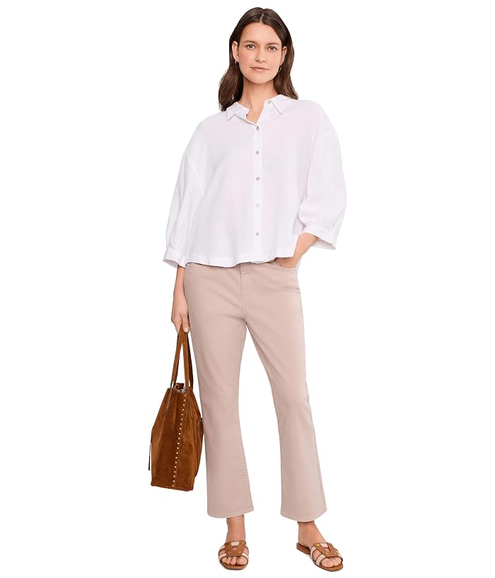 Eileen Fisher Garment Dyed Cotton Stretch Denim Ankle Kick Jeans - Image 2