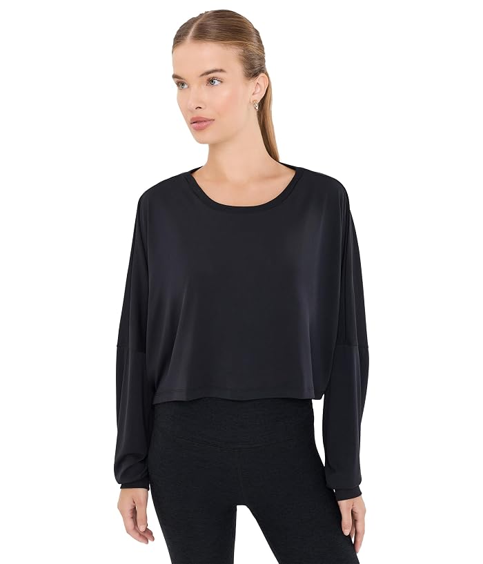Beyond Yoga Studio Luxe Cropped Long Sleeve Tee