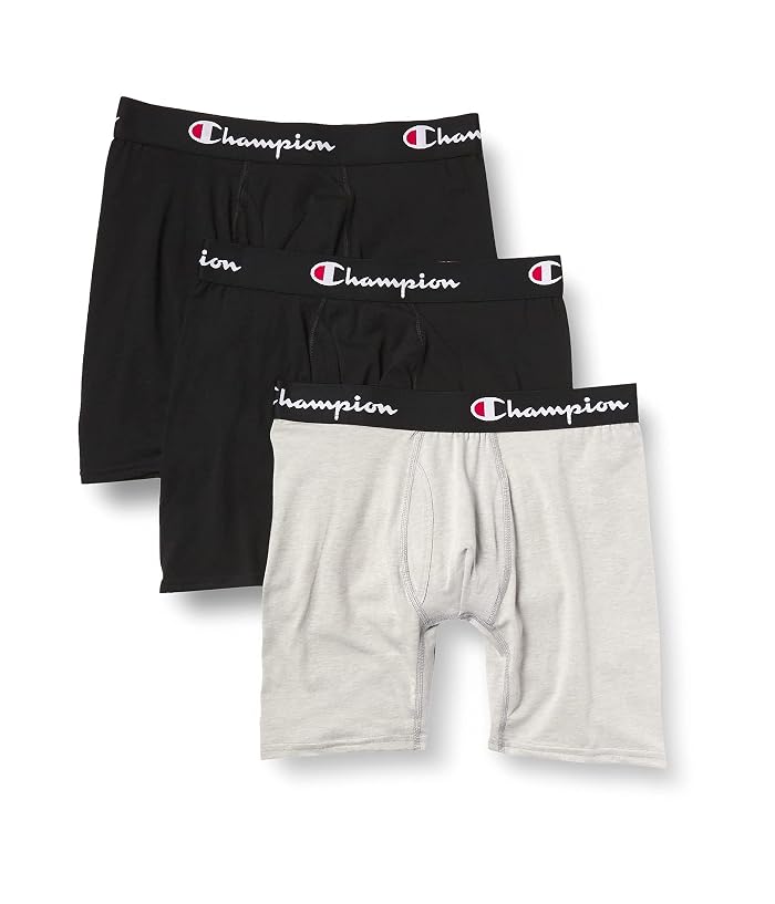 Champion Everyday Cotton Stretch Boxer Briefs 3-Pack