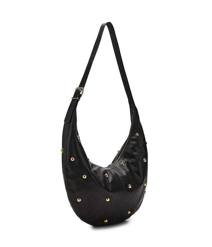 Madewell The Essential Curve Shoulder Bag in Studded Suede - Image 2