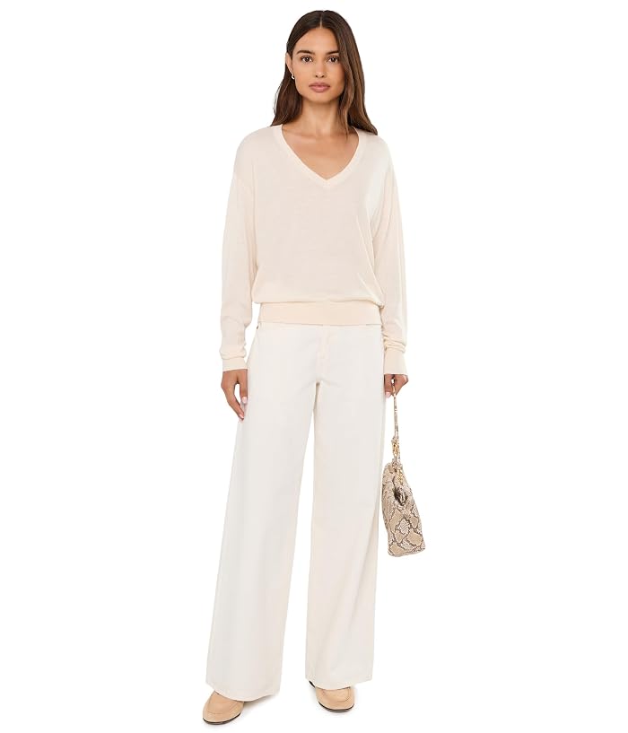 Lauren Ralph Lauren Modal-Silk-Blend V-Neck Sweater - Image 2
