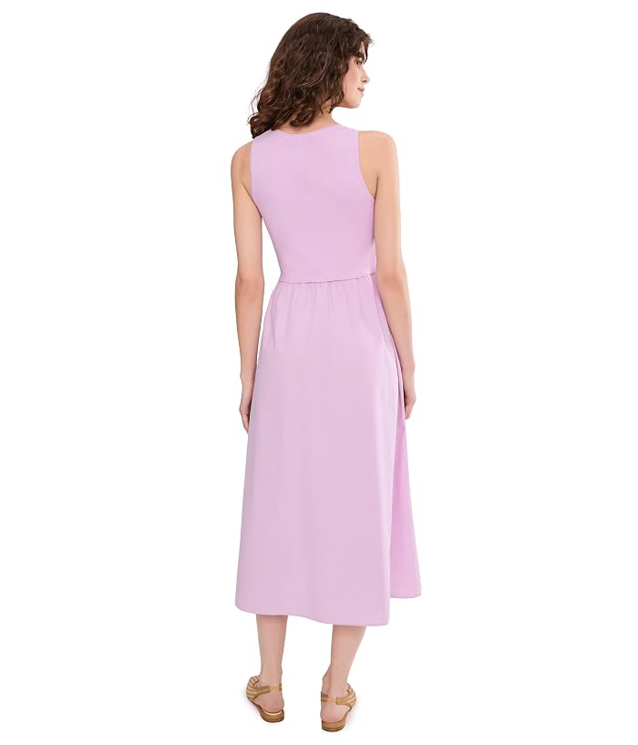 Lilla P Mixed Media Scoop Neck Dress - Image 4
