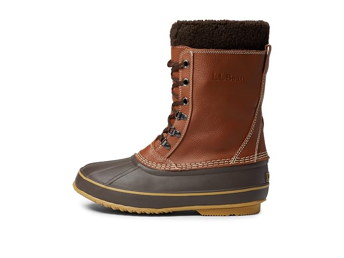L.L.Bean Snow Boots Tumbled Leather Lace - Image 4