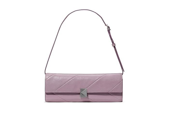 Kate Spade New York Deco Pieced Glazed Leather Soft Mini Shoulder