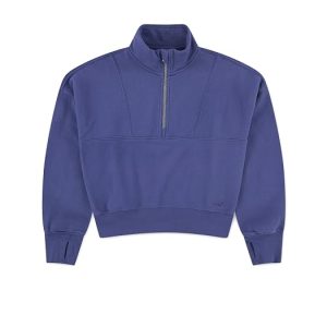 abercrombie kids Essential Quarter Zip Pullover (Big Kid)