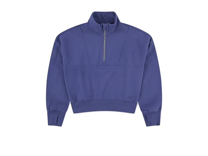 abercrombie kids Essential Quarter Zip Pullover (Big Kid)