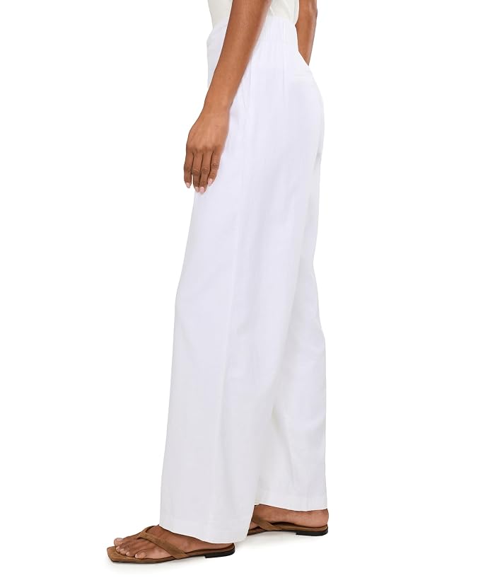 NIC+ZOE 31" Lenox Wide Leg Stretch Linen Pants - Image 3