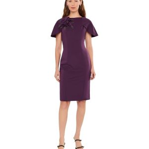 Adrianna Papell Scuba Short Dress