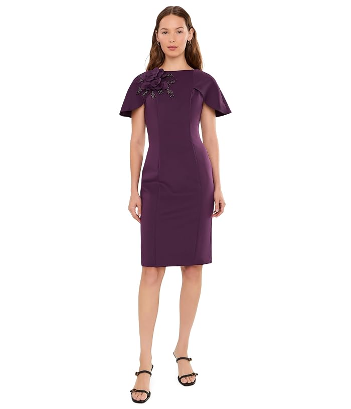 Adrianna Papell Scuba Short Dress