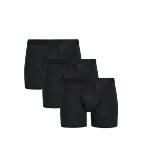 SAXX UNDERWEAR Droptemp Cooling Cotton Boxer Brief Fly 3-Pack