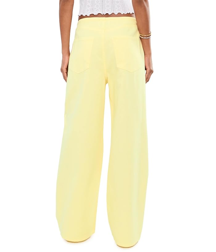 DAZE Madison Mid-Rise Wide Leg in Sunny - Image 4