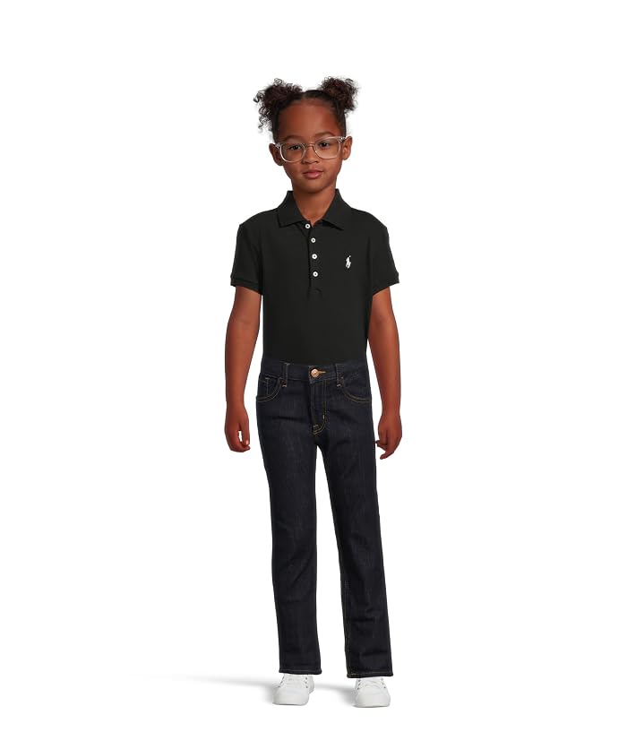 Polo Ralph Lauren Kids Short Sleeve Mesh Polo Shirt (Big Kids) - Image 4