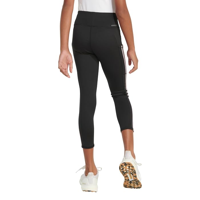 adidas Kids 3S Cell Pocket 7/8 Legging(Big Kid) - Image 2