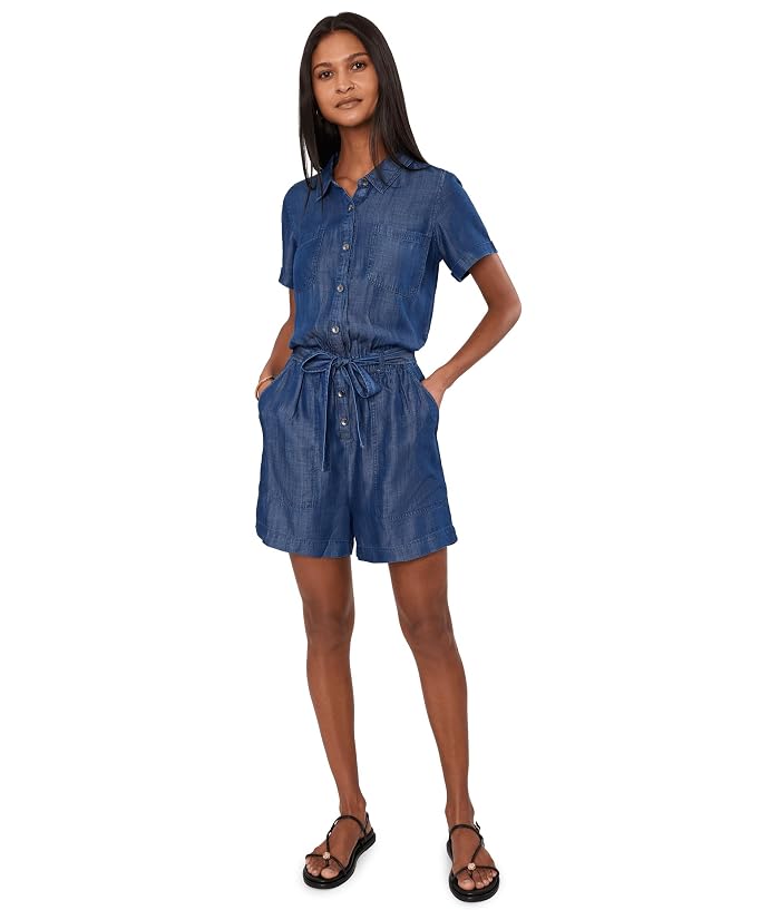 Liverpool Los Angeles Short Sleeve Romper with Self Tie - Image 2