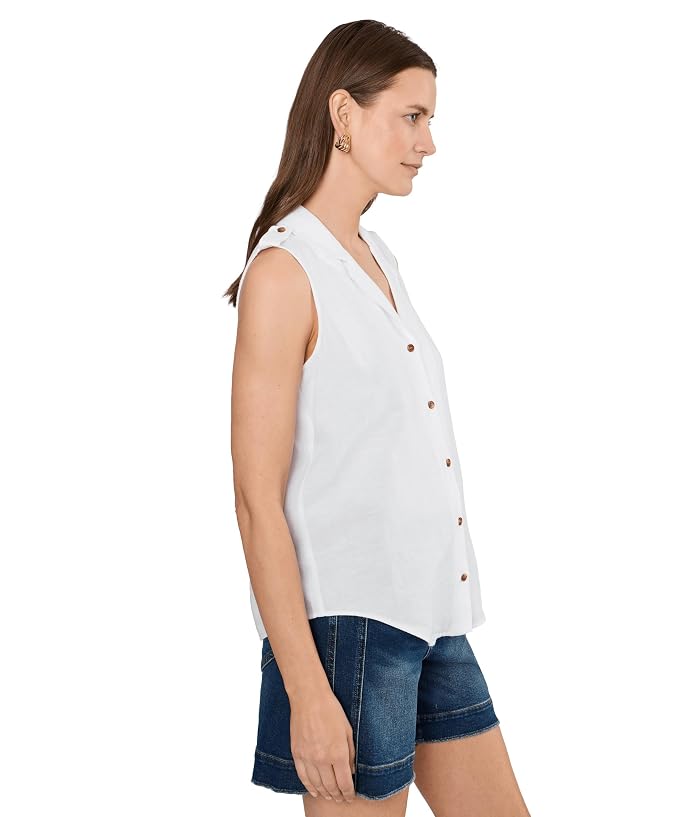 NYDJ Sleeveless Gabrielle Blouse - Image 3