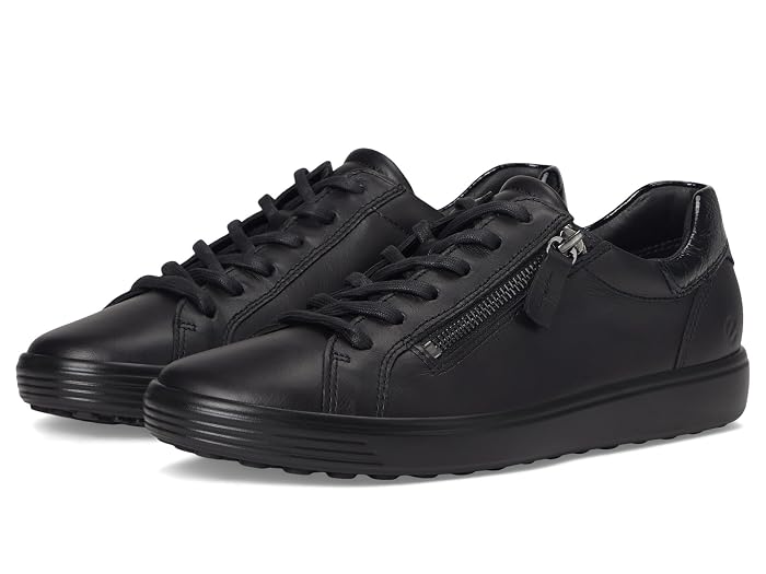 ECCO Soft 7 Side Zip Lace Sneakers
