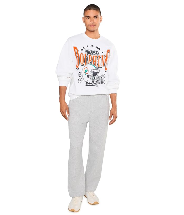 Junk Food Clothing NFL Miami Dolphins Conversion Crew Fleece - Image 2
