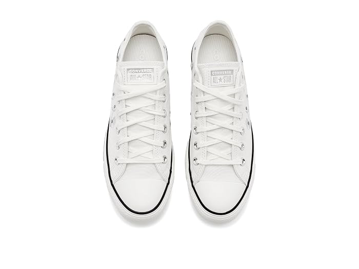 Converse Chuck Taylor All Star Lift Platform Sequin Flowers Low Top Sneakers - Image 2