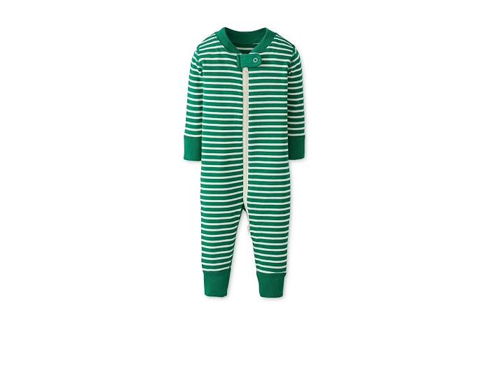 Hanna Andersson Striped 2-Way Zip Organic Sleeper (Infant/Toddler) - Image 4