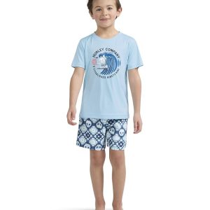 Hurley Kids Crochet Skull Swim Set (Toddler/Little Kid)