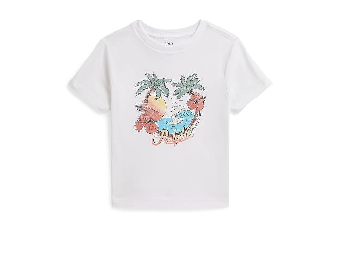 Polo Ralph Lauren Kids Cotton Jersey Graphic Tee (Toddler/Little Kid)