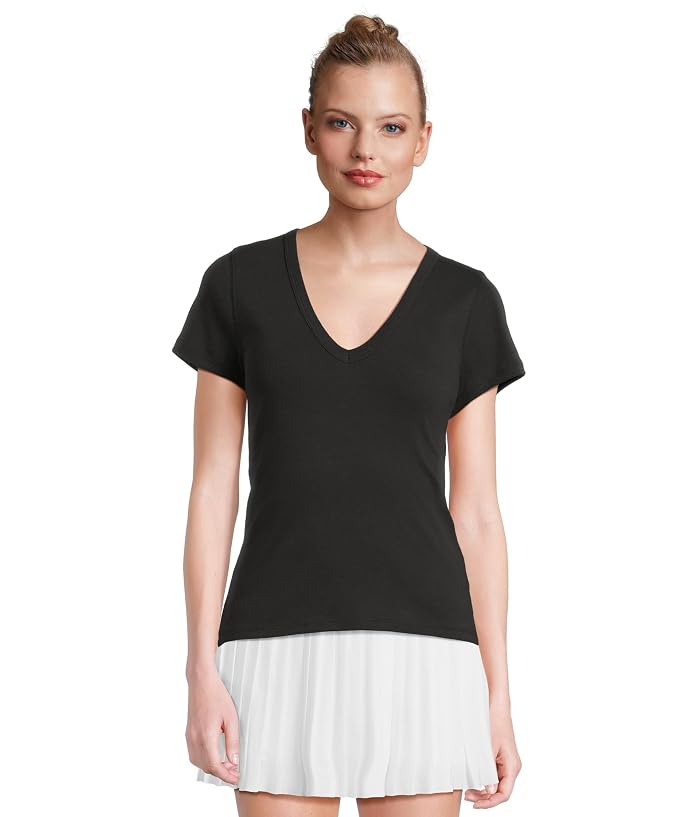 Lilla P Short Sleeve V-Neck