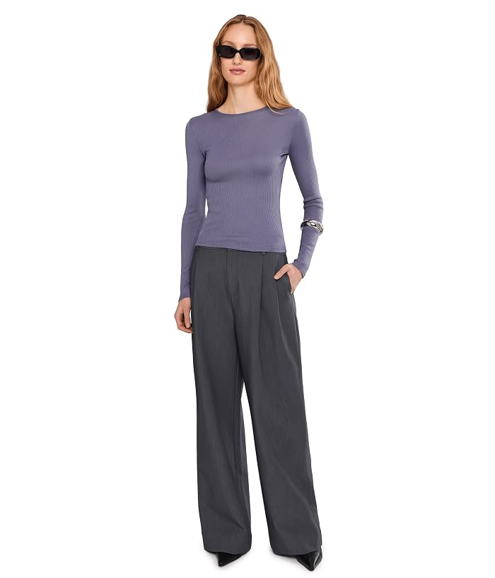 Vince Rib Long Sleeve Crew - Image 2