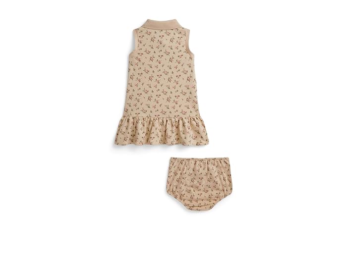 Polo Ralph Lauren Kids Floral Stretch Mesh Polo Dress & Bloomer (Infant) - Image 2