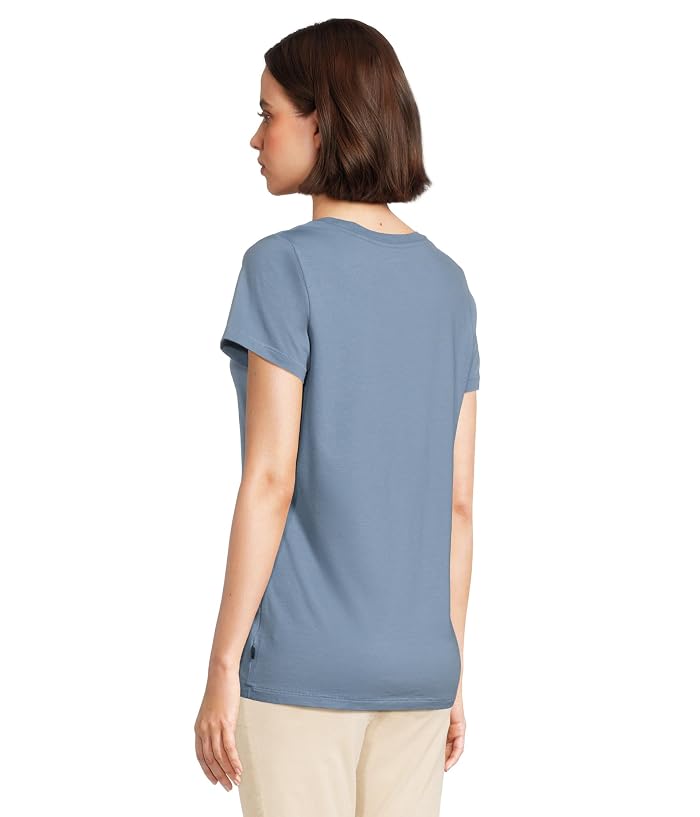 L.L.Bean Soft Stretch Supima Scoop Neck Short Sleeve Tee - Image 3