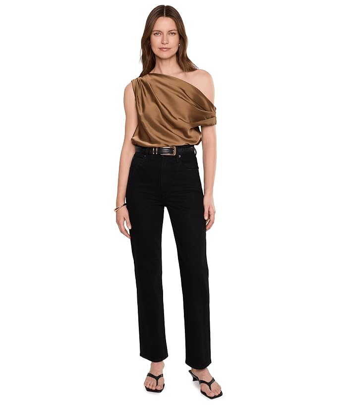Lauren Ralph Lauren Satin Charmeuse Off-the-Shoulder Blouse - Image 2