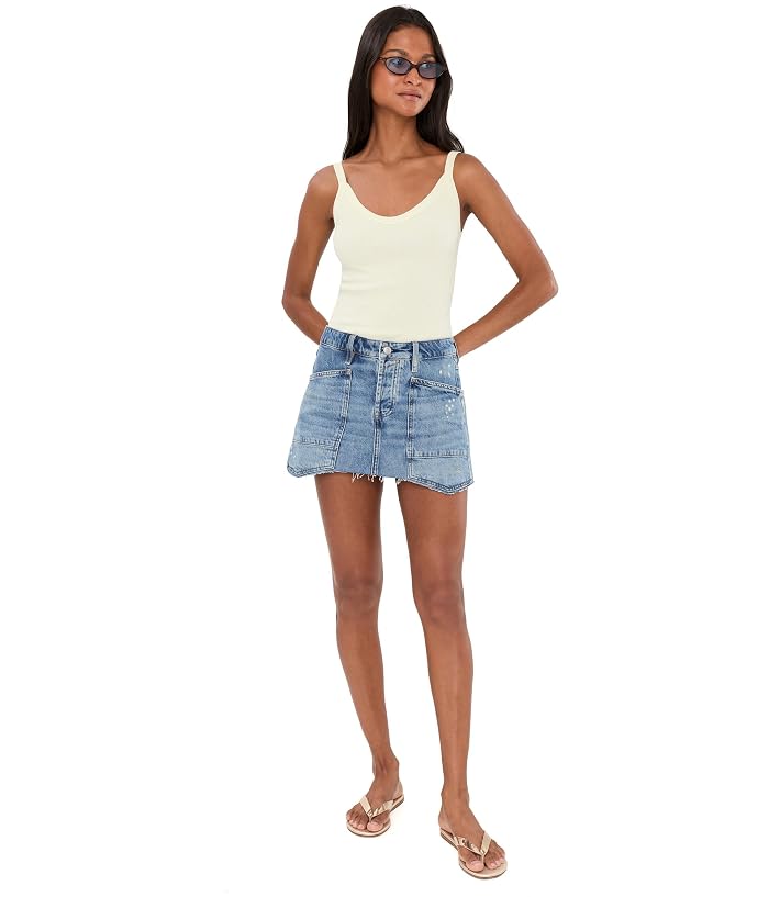 Free People We The Free Dolly Denim Mini Skirt - Image 2