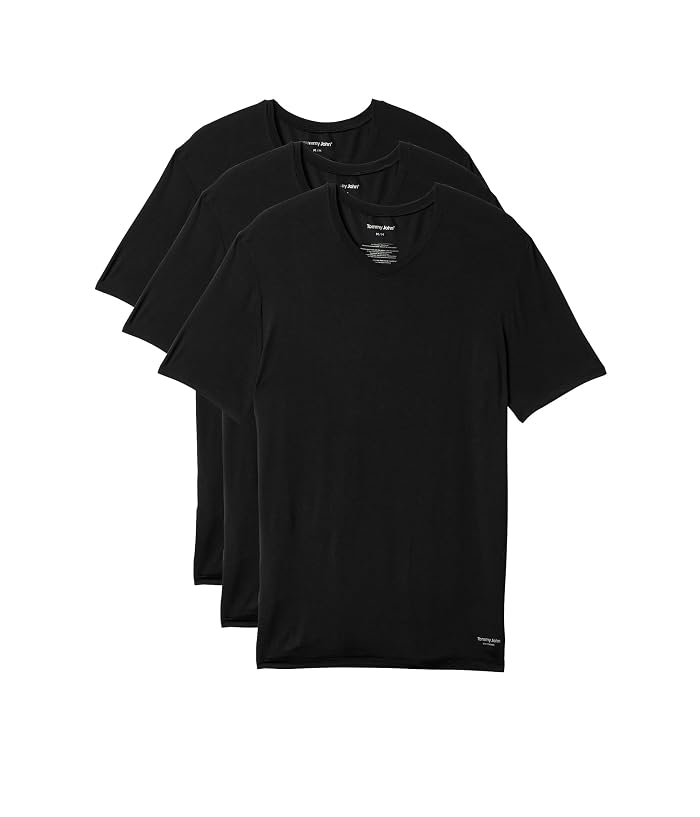 Tommy John Second Skin Modal V-Neck Stay Tucked Undershirt 3-Pack