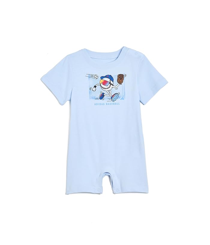 adidas Kids Graphic Shortie Rompers (Infant)