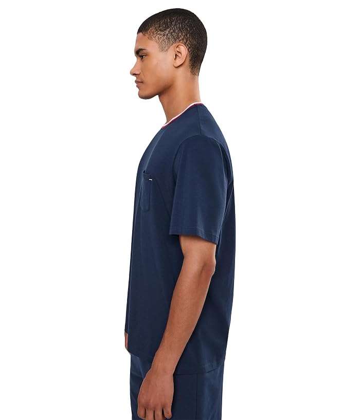 Lacoste Contrast Neck Pajama Top - Image 3