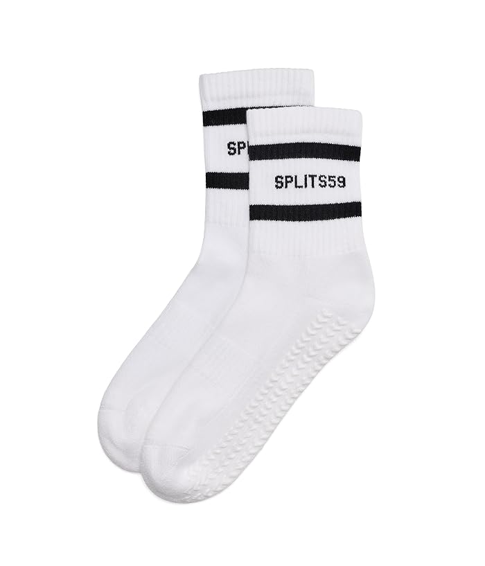 Splits59 Logo Stripe Ankle Socks with Grip