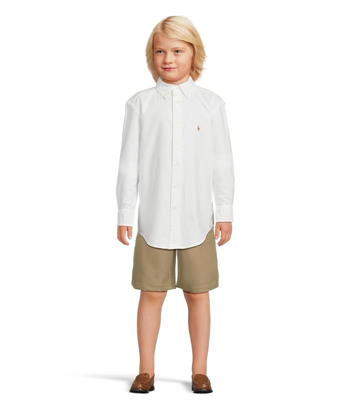Polo Ralph Lauren Kids Cotton Oxford Sport Shirt (Big Kids) - Image 3
