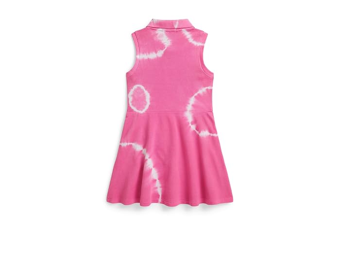 Polo Ralph Lauren Kids Tie-Dye Faux-Wrap Mesh Polo Dress (Toddler/Little Kid) - Image 2