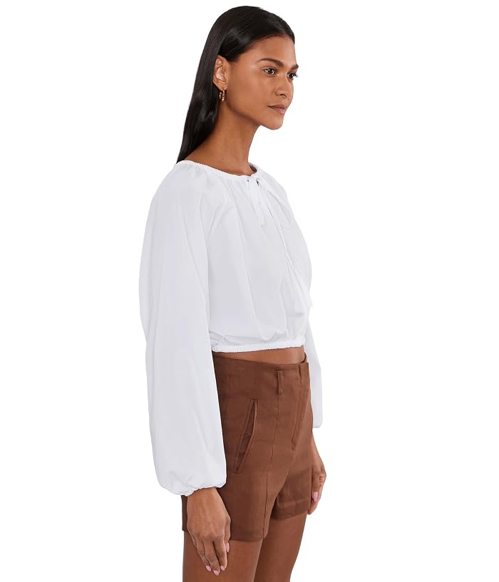 Faherty Coastal Poplin Nera Top - Image 3