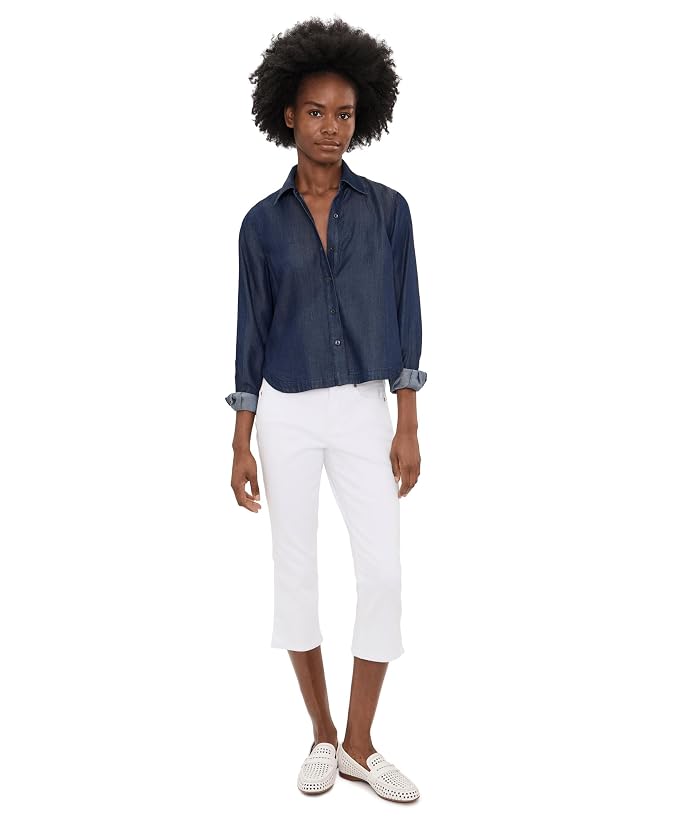 NYDJ Petite Chloe Capri In Optic White - Image 2