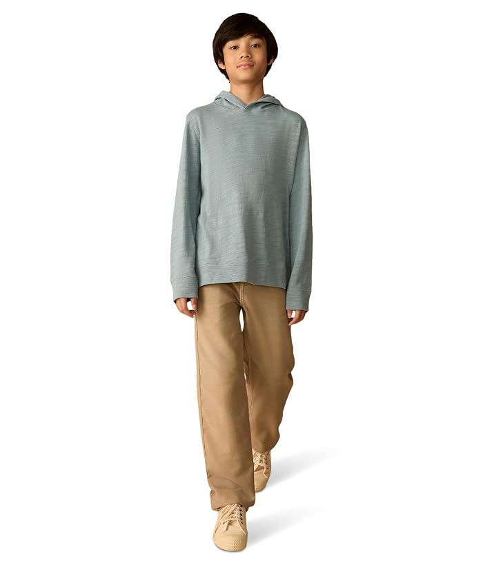Faherty kids Slub Cotton Hoodie (Big Kid) - Image 2